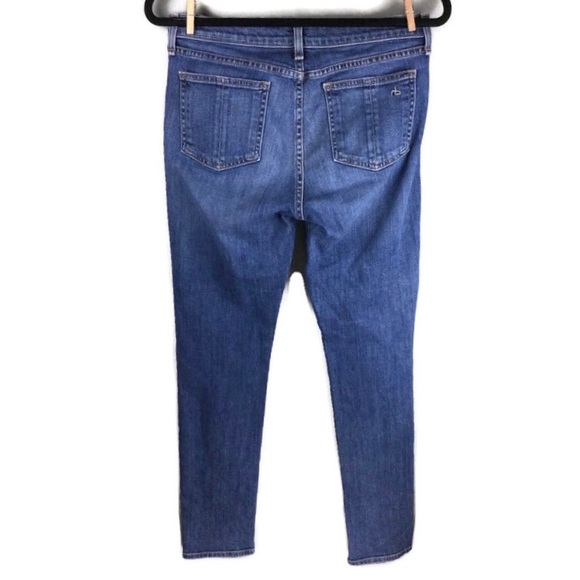 Rag & Bone Dash Chamberlain Wash Slouchy Fit Skinny Jeans Size 26 - Picture 3 of 12